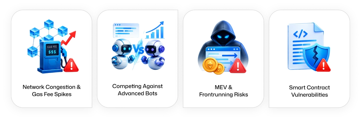 risks in dex bot development