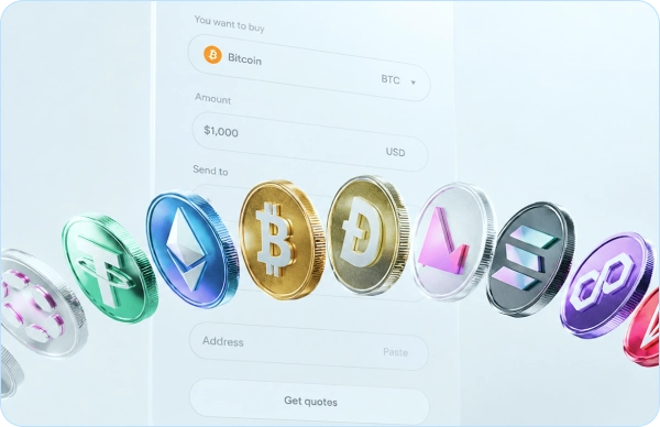 The crypto payment gateway helped our client