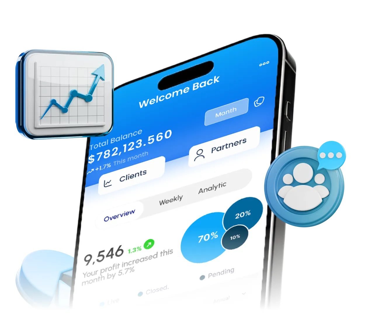 Mobile View of Forex CRM Software